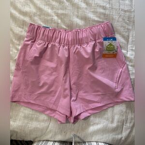 Columbia Pink Athletic Shorts with Elastic Waistband- Bogata Bay